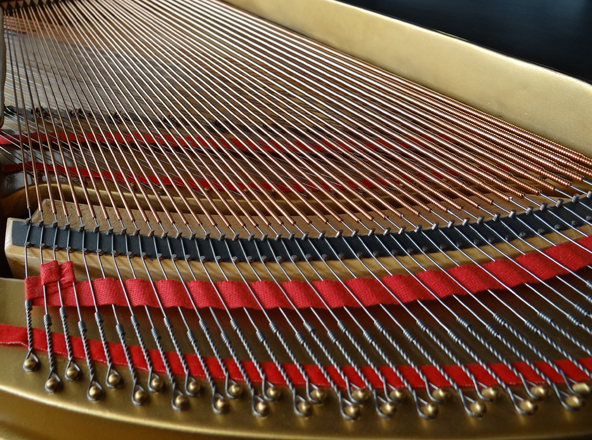 rebuilt used steinway baby grand strings