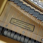 used steinway grand walnut strings