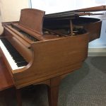 steinway used piano walnut grand