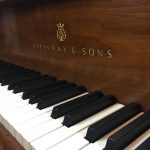 steinway piano walnut used grand