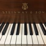 steinway piano walnut used grand