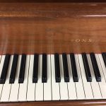 used steinway baby grand piano walnut chippendale