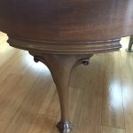 used steinway baby grand piano walnut chippendale