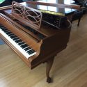used steinway baby grand piano walnut chippendale