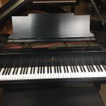 steinway baby grand ebony model m