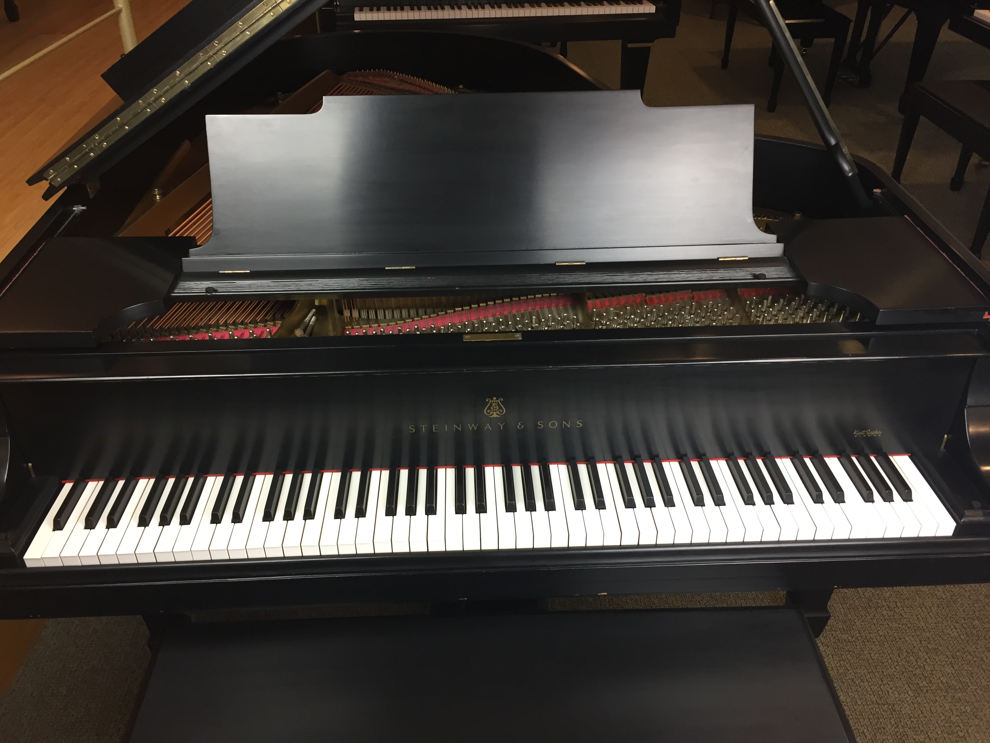 steinway baby grand ebony model m