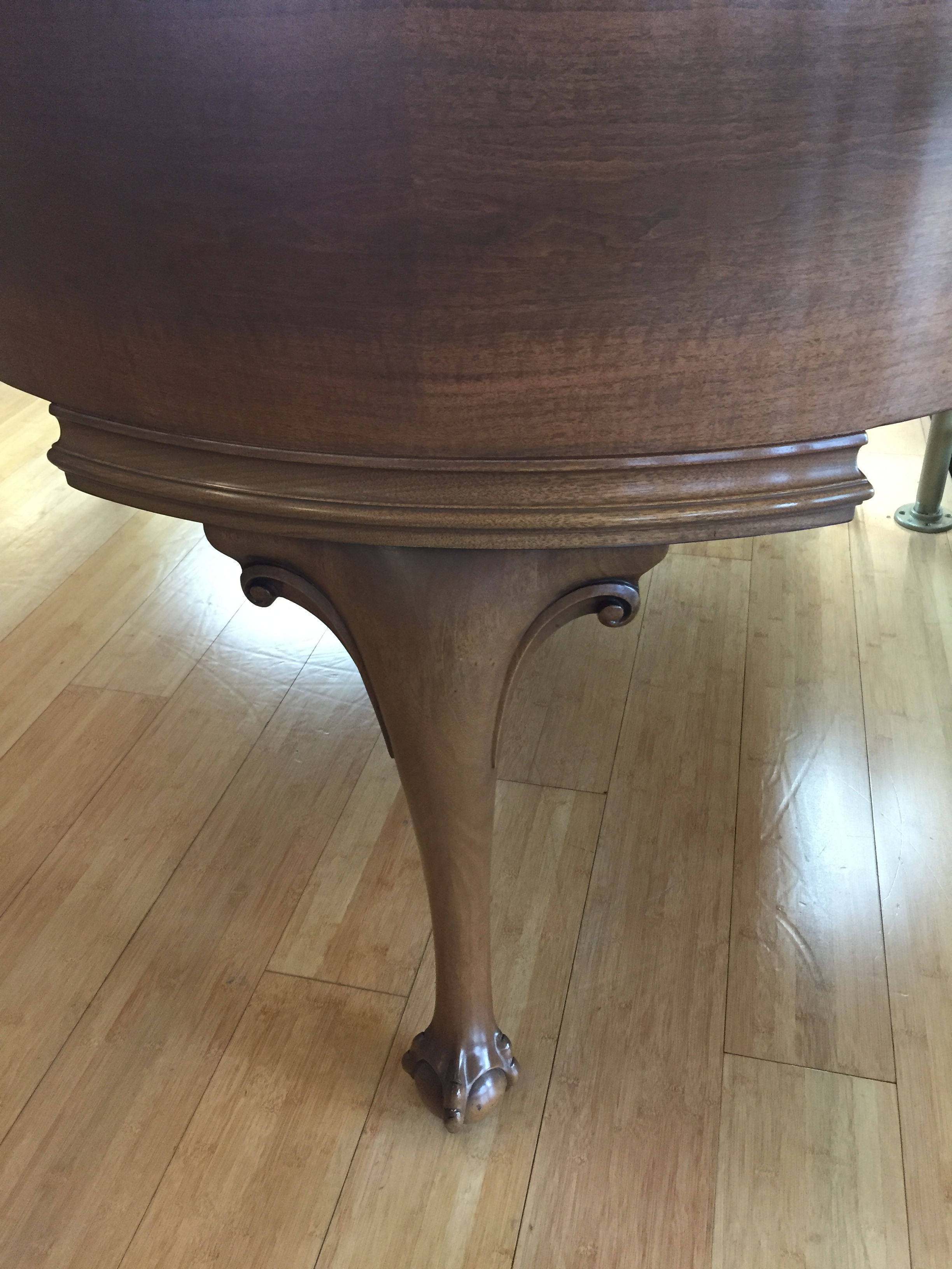 used steinway baby grand piano walnut chippendale